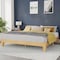 Flash Furniture Natural Pine King Size Solid Wood Platform Bed YKC-1090-K-NAT-GG - alternate 1